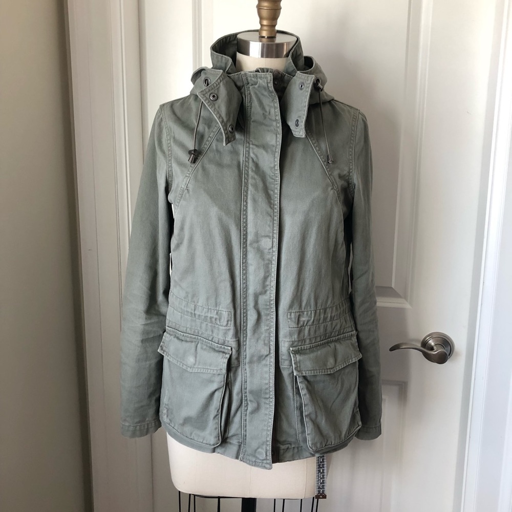 H&M Utility Jacket in Sage Green